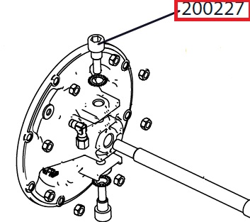 M&B 200227 Фиксатор крышки отжатия борта  